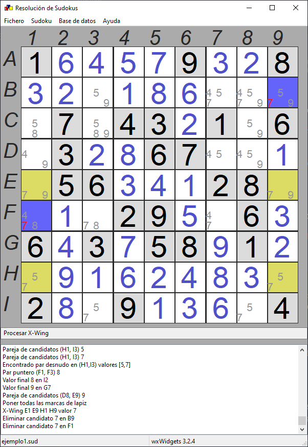 Sudoku aplicación GUI